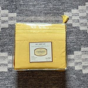 Mellanni Yellow Bed Sheet Set